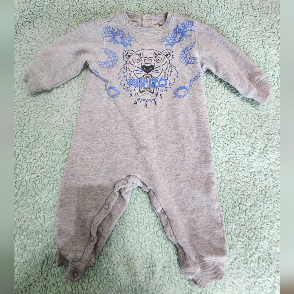 Authentic KENZO BABY romper organic cotton collection 1A